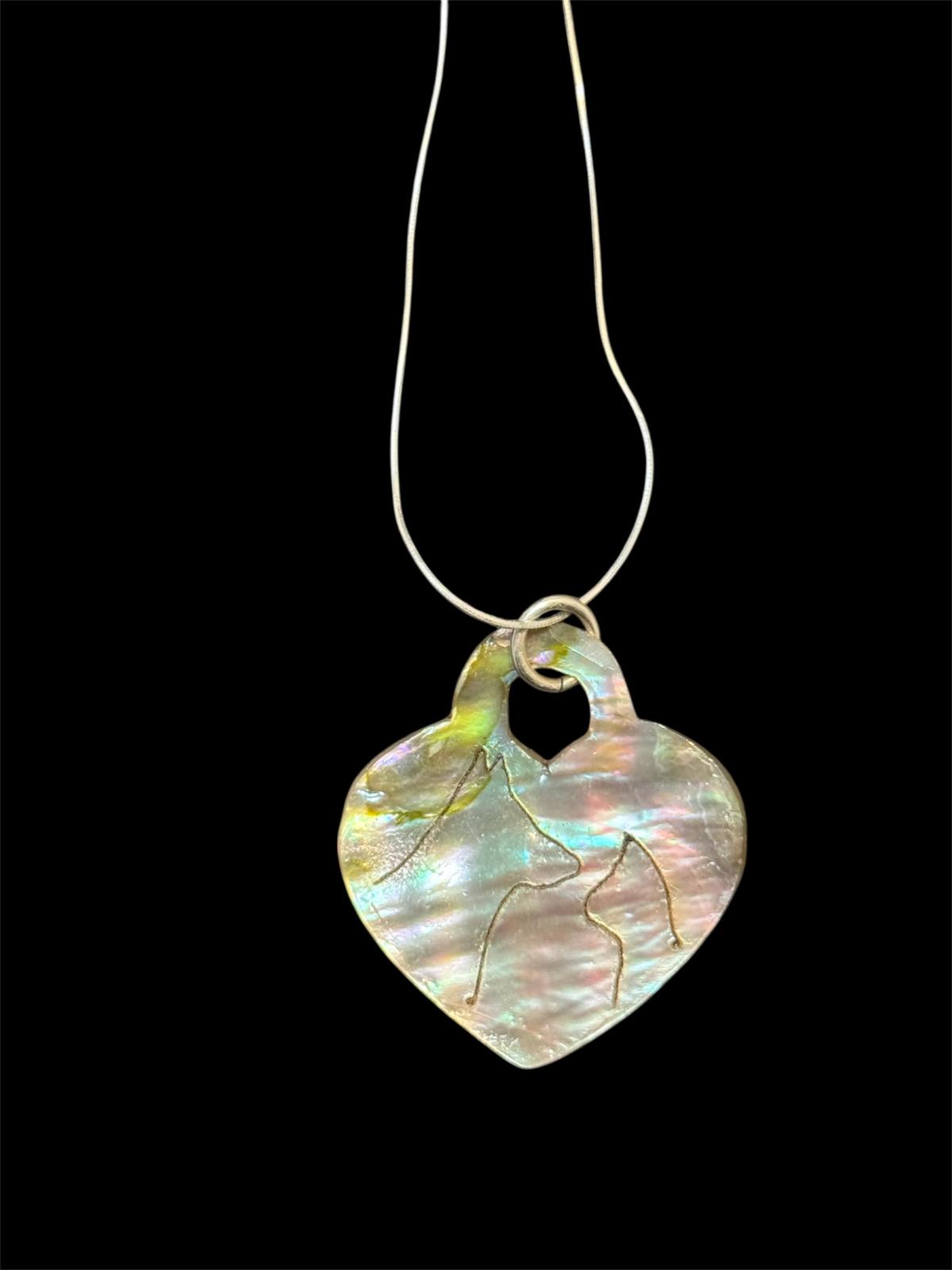 Heart Lock Abalone Set