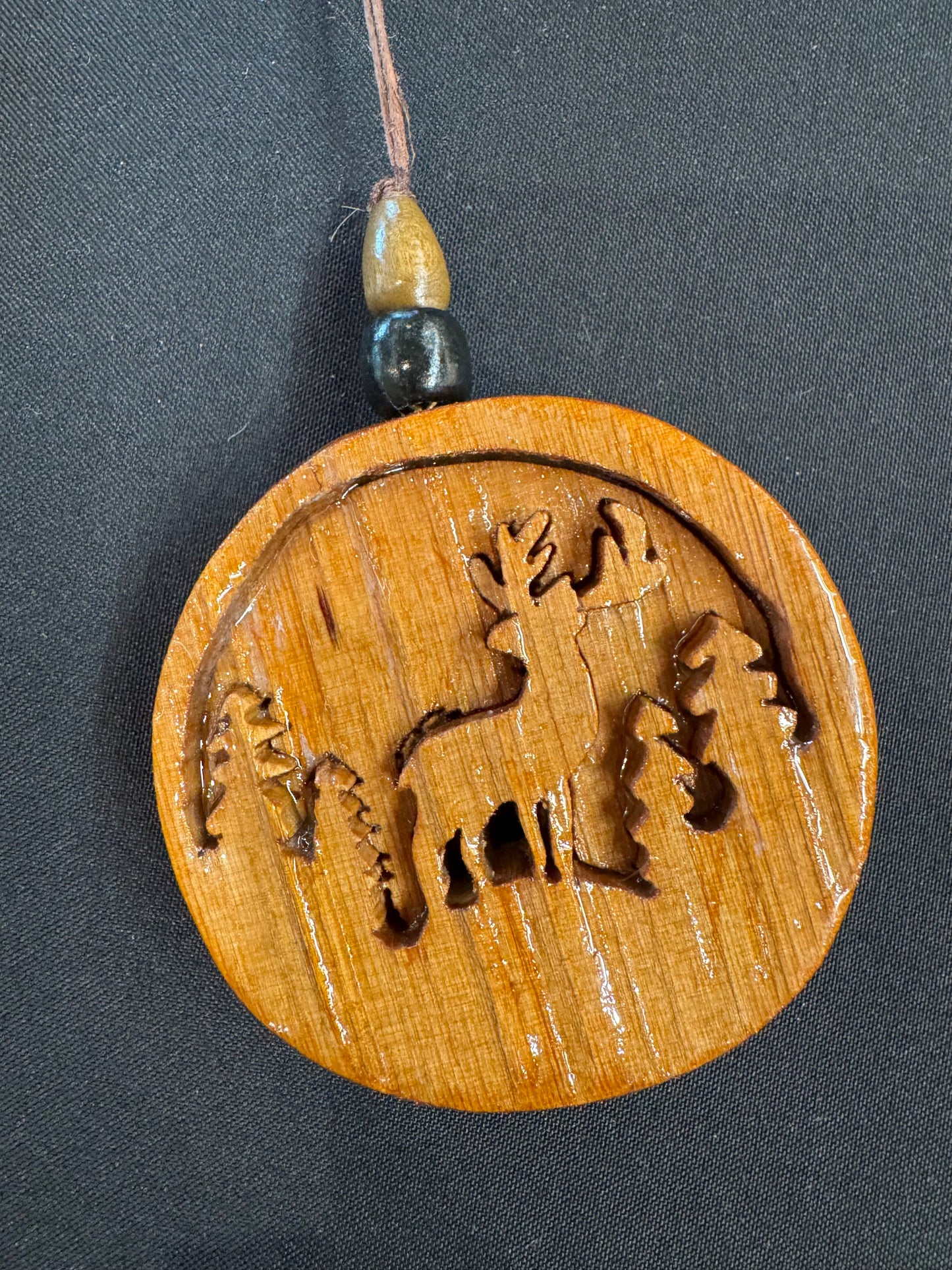 Deer Landscape Ornament