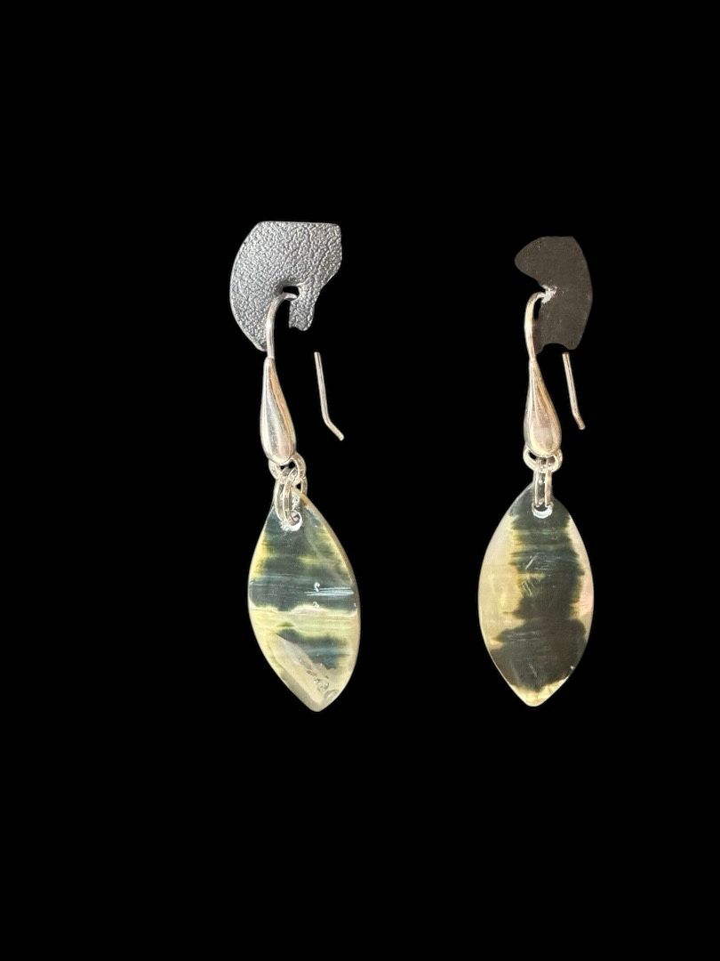 Abalone Dangle Earrings
