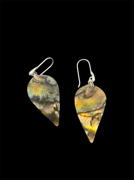 Teardrop Abalone Earrings