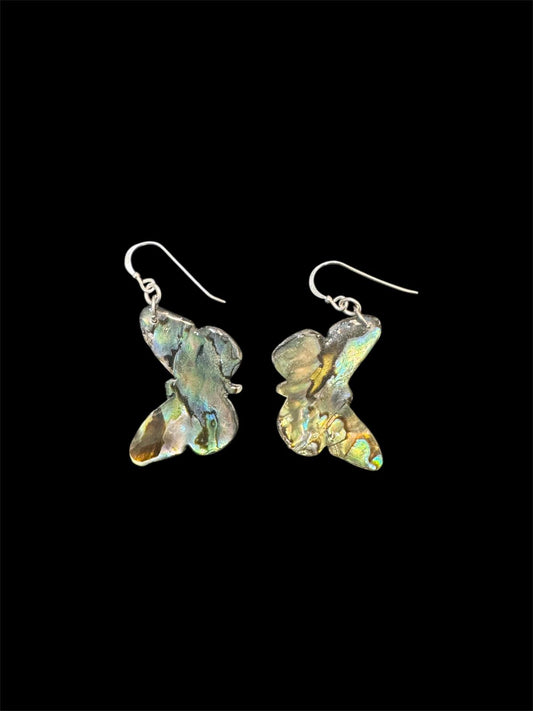 Butterfly Abalone Earrings