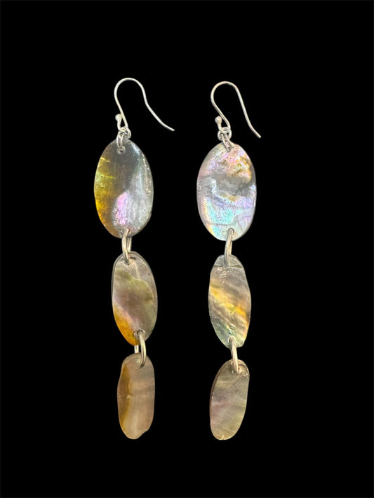 Abalone Dangle Earrings