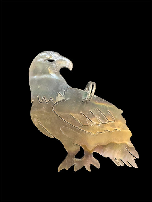 Eagle Abalone Pendant