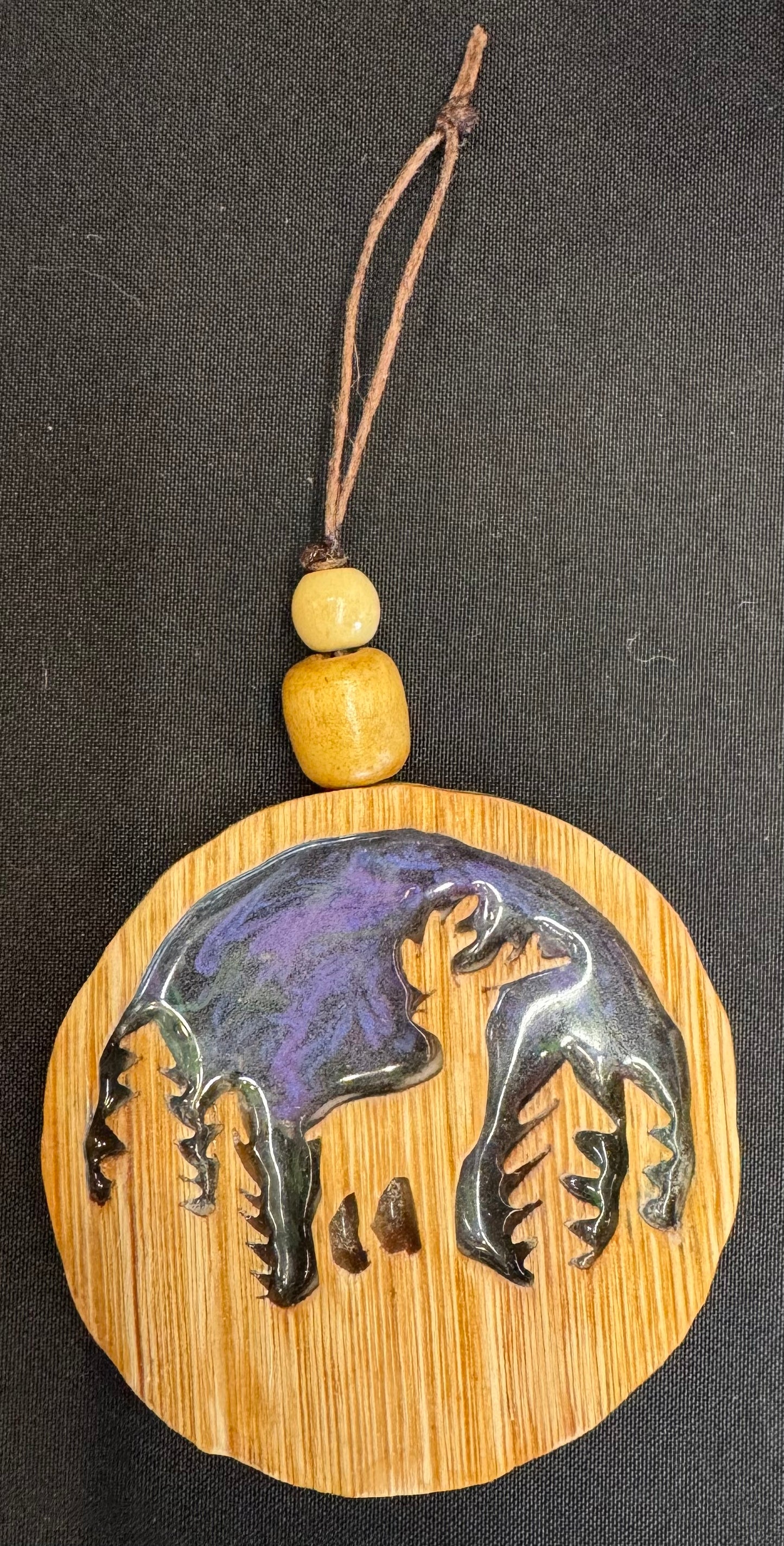 Deer & Northern Lights Ornament