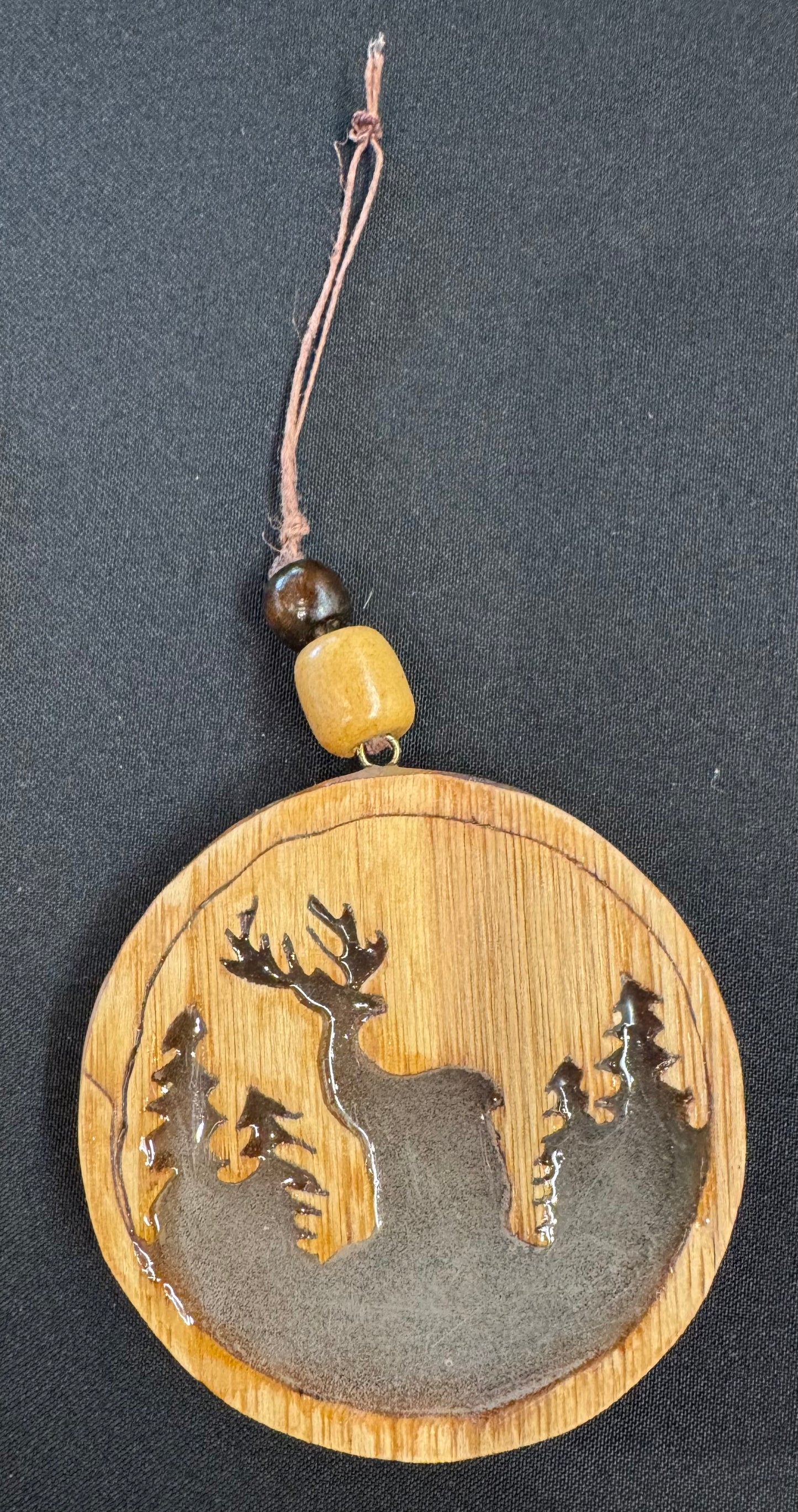 Deer Landscape Ornament