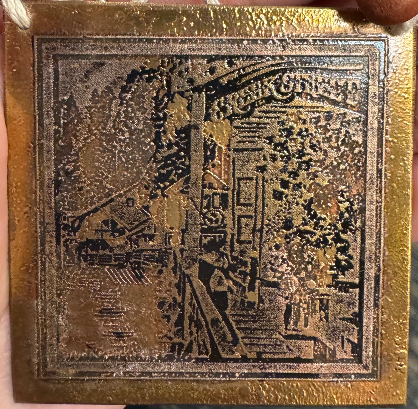 Creek Street Copper Ornament