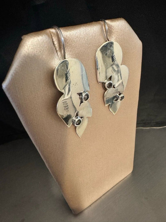 Abstract Leaf Earrings