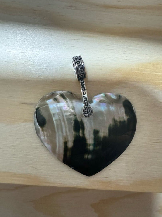 Abalone Heart Pendant