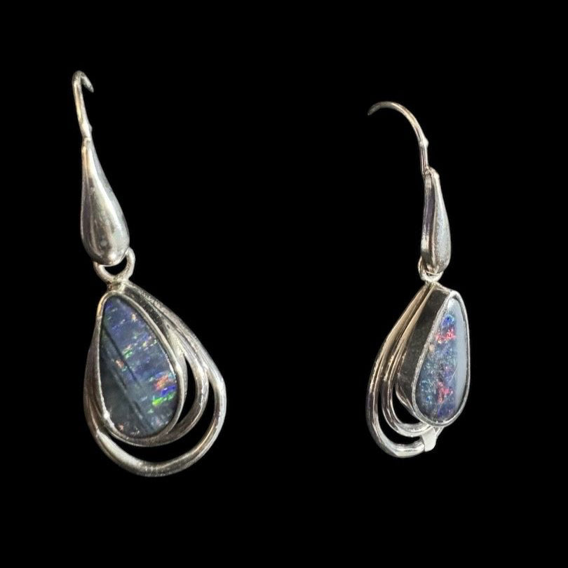 Natural Opal Earrings