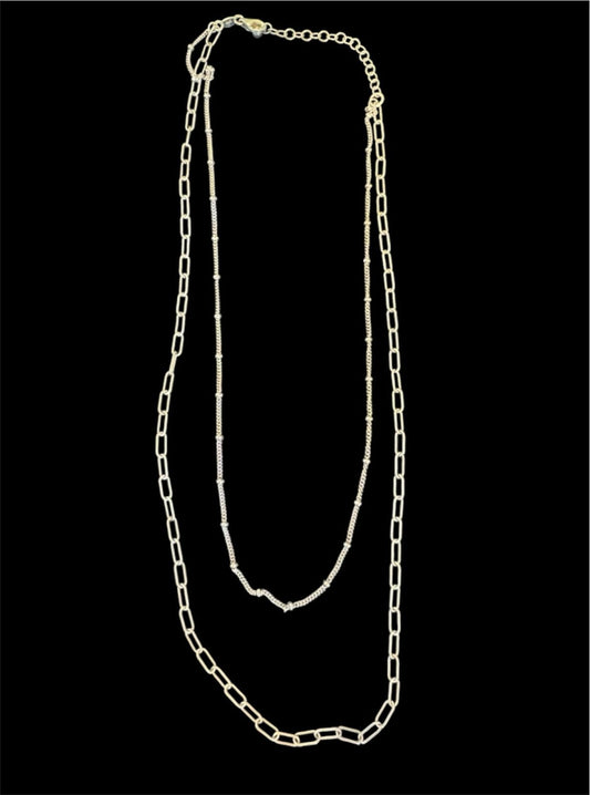Double Chain Necklace